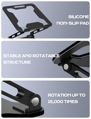 Classic LOXP Adjustable Laptop Stand for Desk, Metal Foldable Laptop