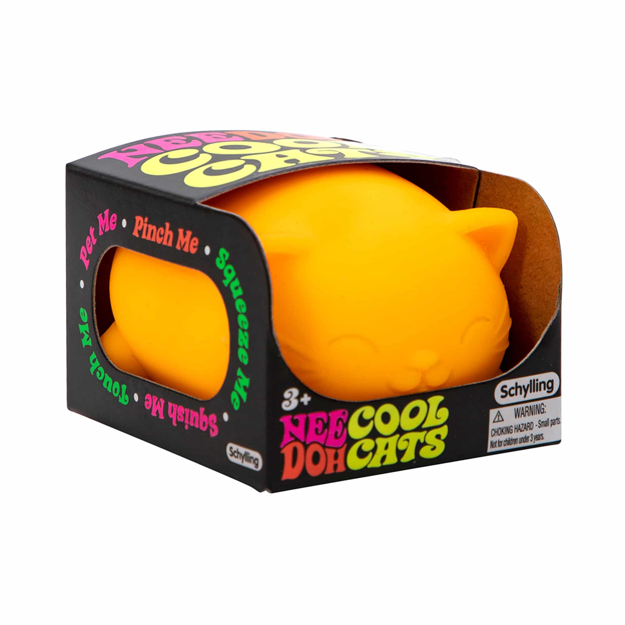 Animal-Shaped Cool Cats NeeDoh | Select Morning Crest - Purrfect Cat Squishy Character Stress Toy Detail