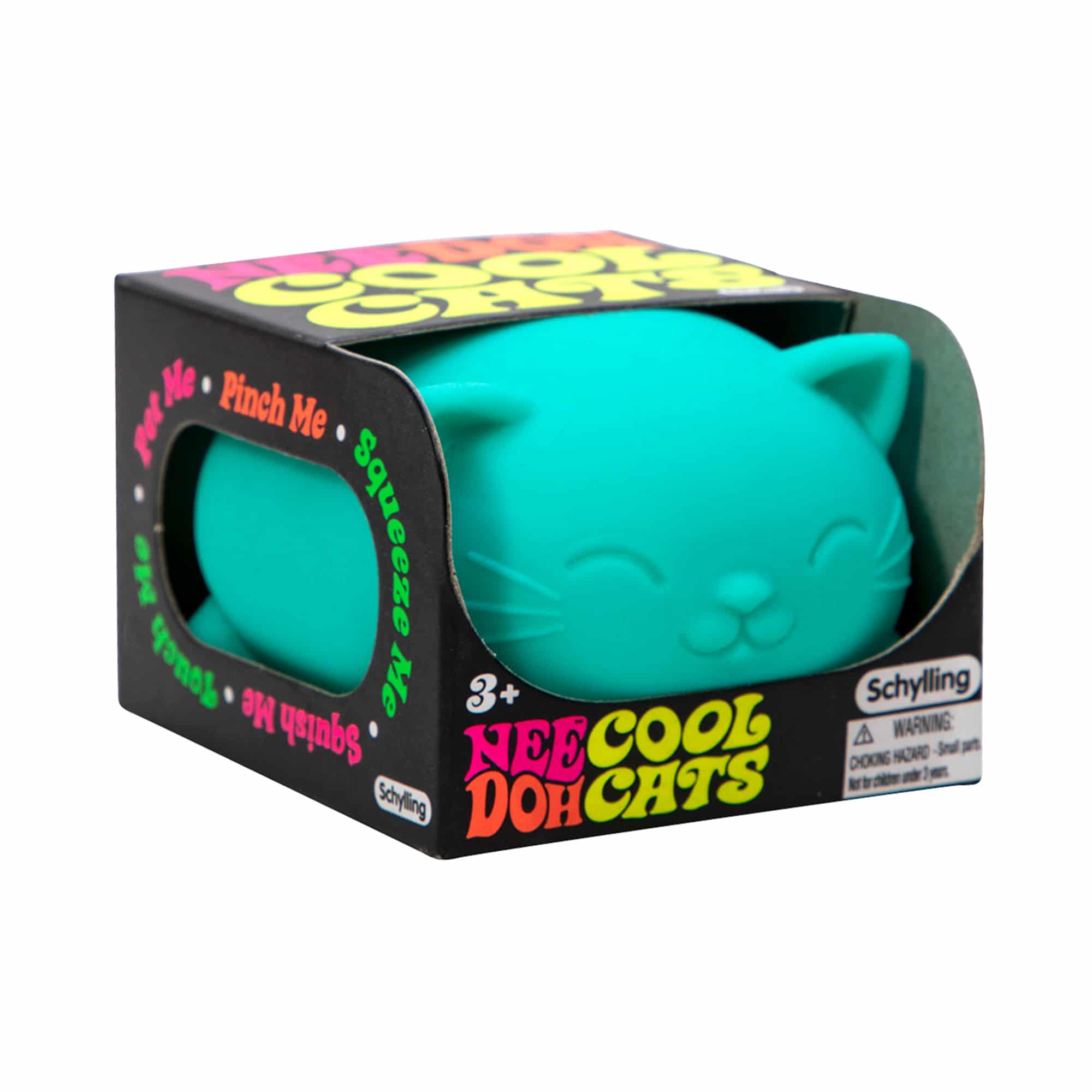 Animal-Shaped Cool Cats NeeDoh | Select Morning Crest - Purrfect Cat Squishy Character Stress Toy Detail