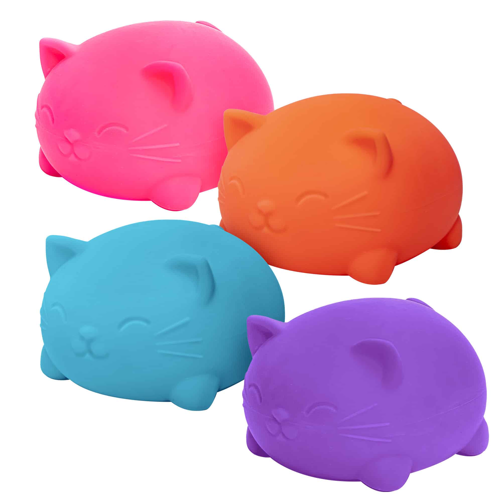Adorable Character Super NeeDoh Cool Cats | Select Opal Prairie - Purrfect Cat Squishy Character Stress Toy Detail
