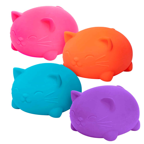 Adorable Character Super NeeDoh Cool Cats | Select Opal Prairie - Purrfect Cat Squishy Character Stress Toy Detail