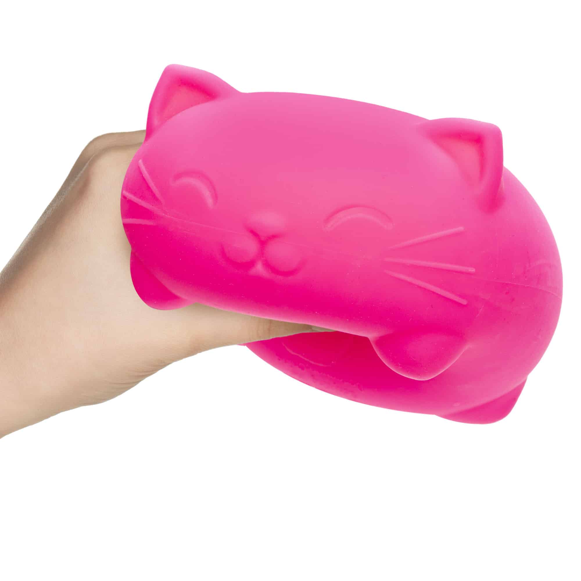 Adorable Character Super NeeDoh Cool Cats | Select Opal Prairie - Purrfect Cat Squishy Character Stress Toy Detail