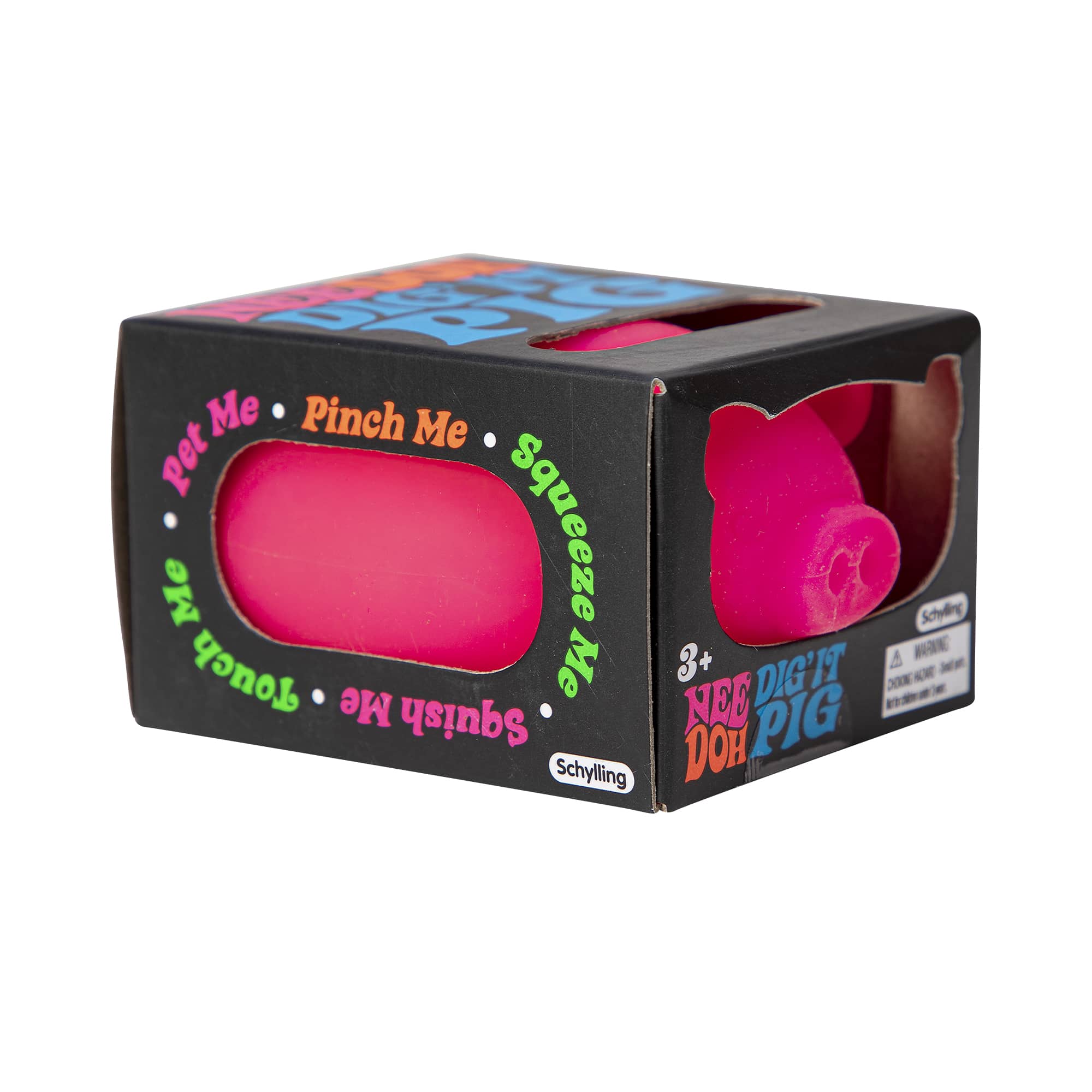 Animal-Shaped NeeDoh Dig’ It Pig | Select Velvet Canopy - Cute Animal-Shaped NeeDoh Fidget Toy for Kids Detail