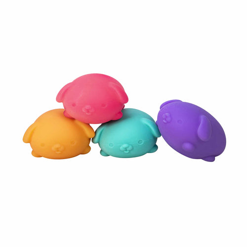 Adorable Character NeeDoh Funky Pup | Collection Canyon Shore - Collectible Shaggy Monster Squishable Toy Detail