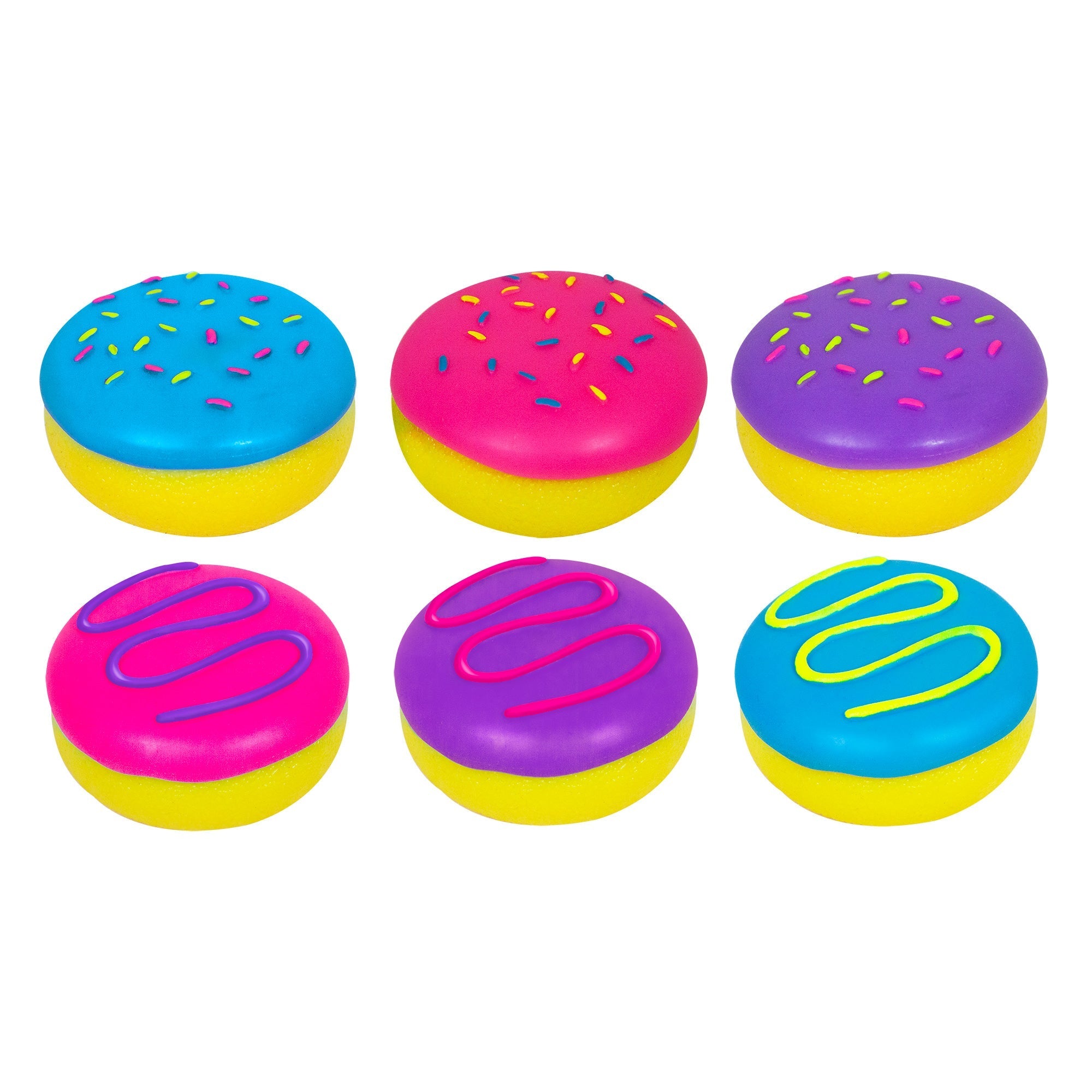 Deliciously Squishy Jelly Dohnut NeeDoh | Signature Seaside Lane - Deliciously Soft Cupcake Sensory Glob Detail