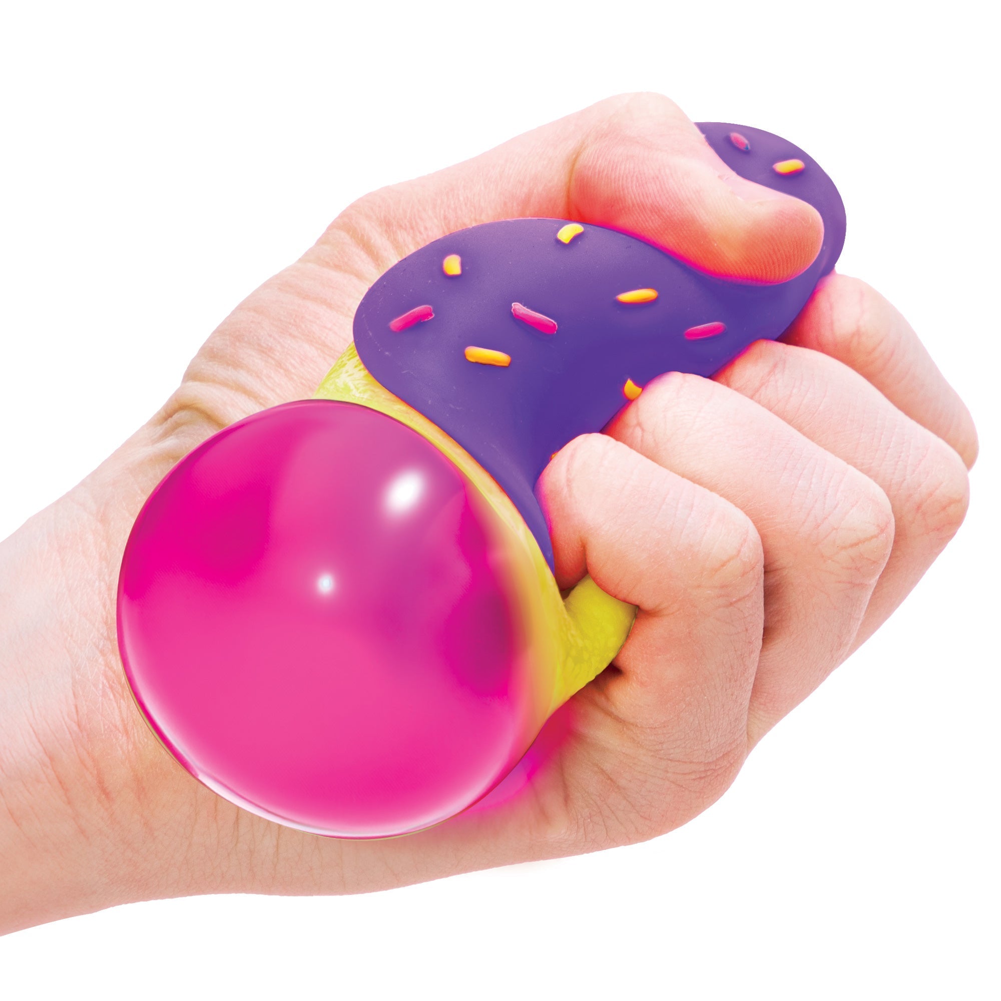 Deliciously Squishy Jelly Dohnut NeeDoh | Signature Seaside Lane - Deliciously Soft Cupcake Sensory Glob Detail